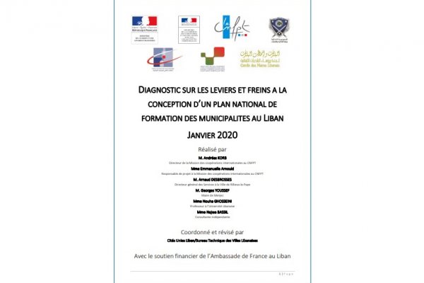 Diagnostic sur les leviers et freins à la conception d'un plan national de formation des municipalités au Liban